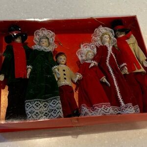 Victorian The Mole Hole DICKENS Christmas Carol Doll Ornaments